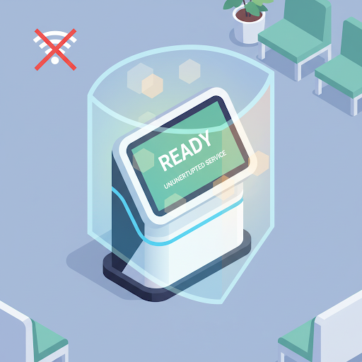 Offline backup mechanism illustration